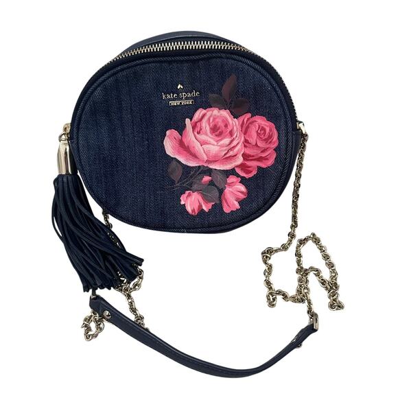 kate spade Handbags - Kate Spade Emerson Place Rose Denim Tinley Crossbody Bag
